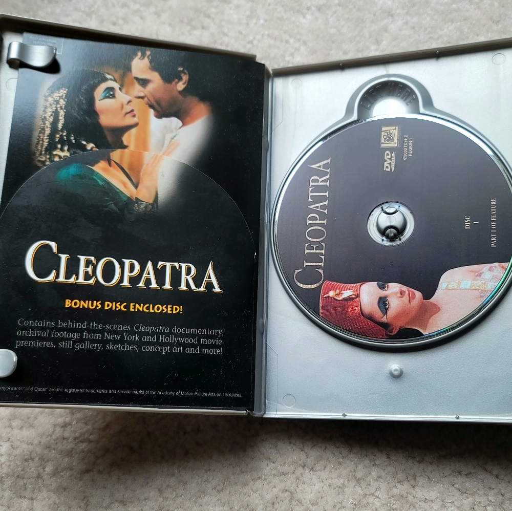 DVD - Movie Cleopatra, Winner of 5 Academy Awards, 3-Disc Set
